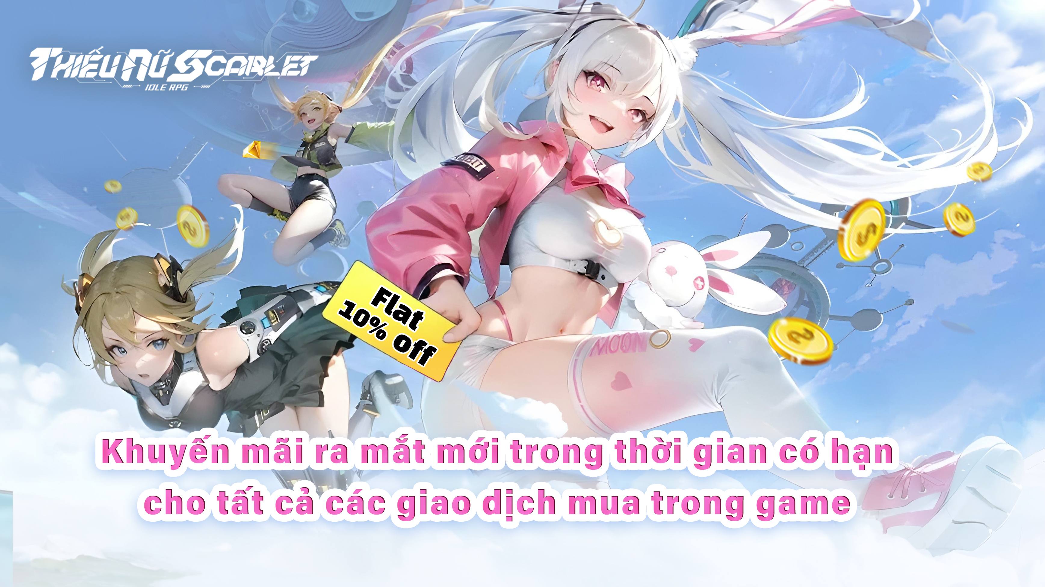 Ưu đãi Ra Mắt Thiếu Nữ Scarlet – Giảm Ngay 10% Toàn Bộ Vật Phẩm Trong Game!