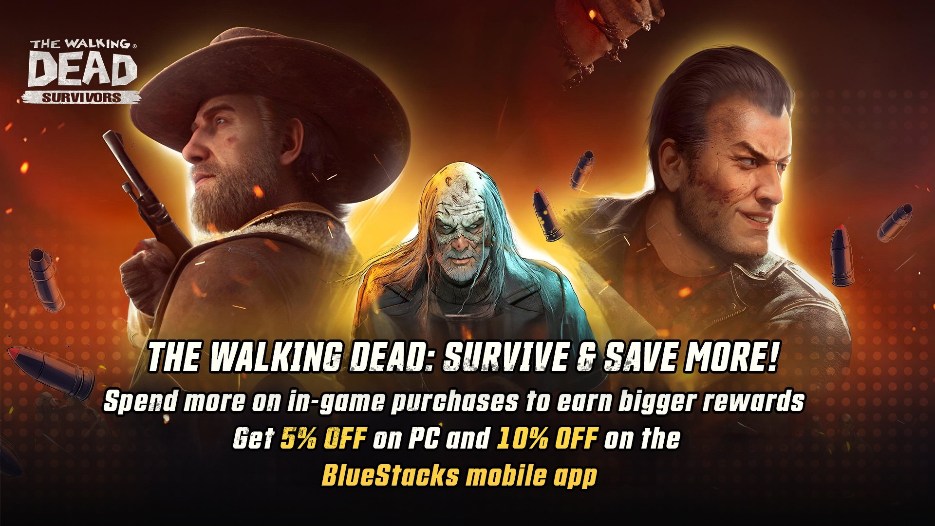 The Walking Dead: Survivors – 5% RABATT für Desktop & 10% RABATT für Mobile!