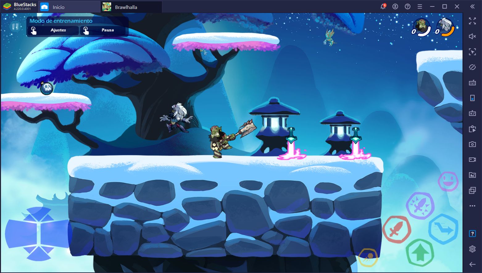 Brawlhalla en BlueStacks - Nuestras Primeras Impresiones de la Nueva Versión Para Móviles