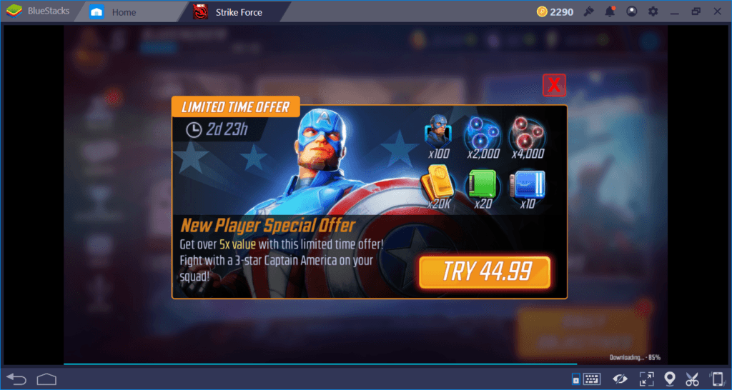 Beginner’s Guide For MARVEL Strike Force Bluestacks