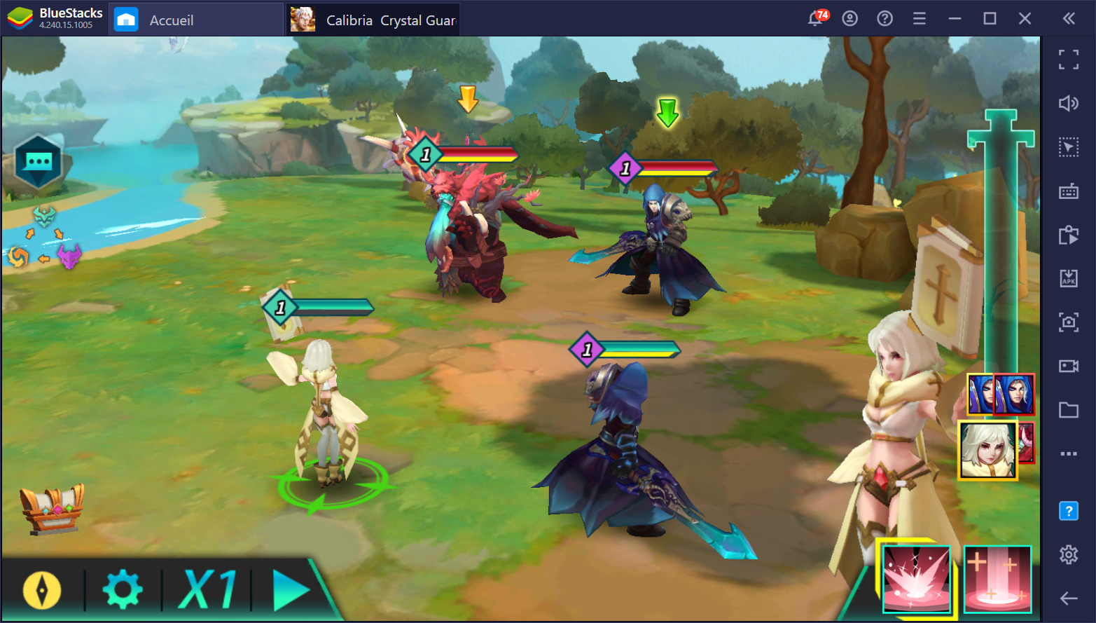 Comment jouer à Calibria : Crystal Guardians sur PC avec BlueStacks