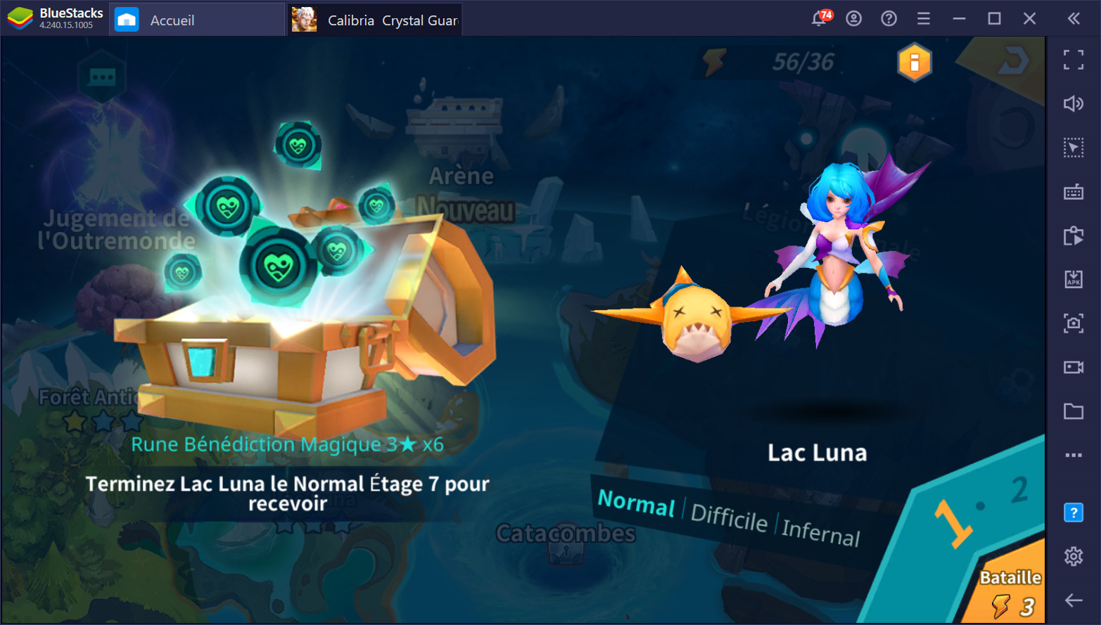 Comment jouer à Calibria : Crystal Guardians sur PC avec BlueStacks