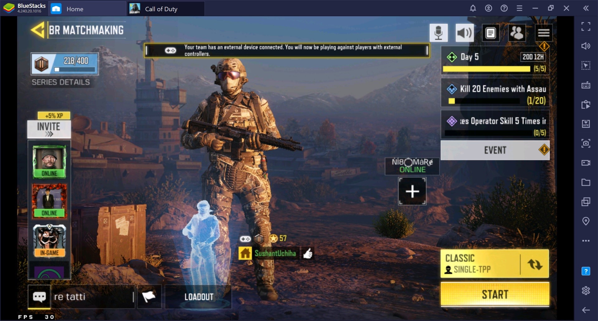 Call Of Duty Mobile Battle Royale Solo Classes Guide Not All Classes Are Same Bluestacks