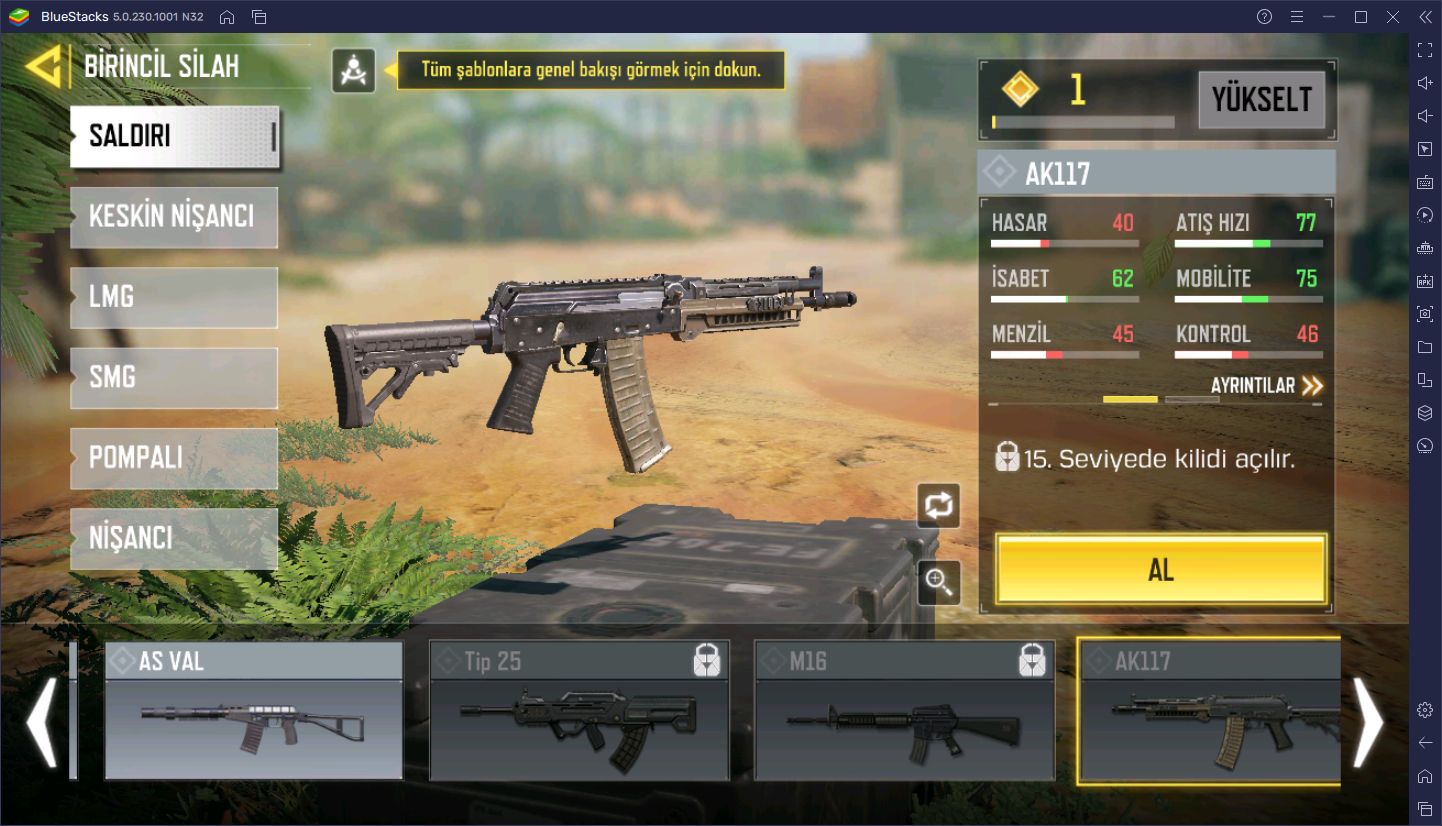 Call of Duty Mobile Battle Royale Silah Rehberi