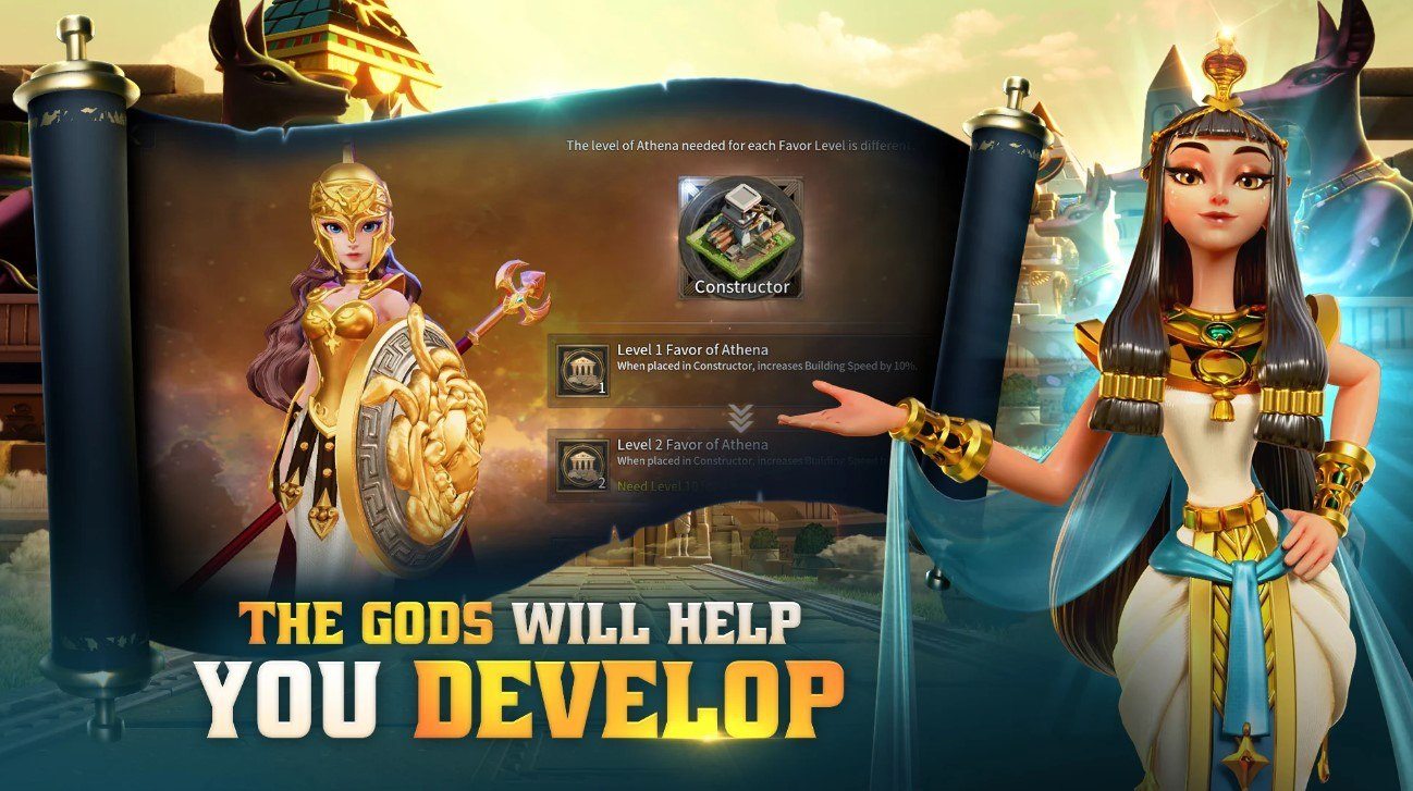 GODSOME: Clash of Gods - Ein taktisches City-Builder-Rollenspiel mit dem klassischen Thema der antiken Götter