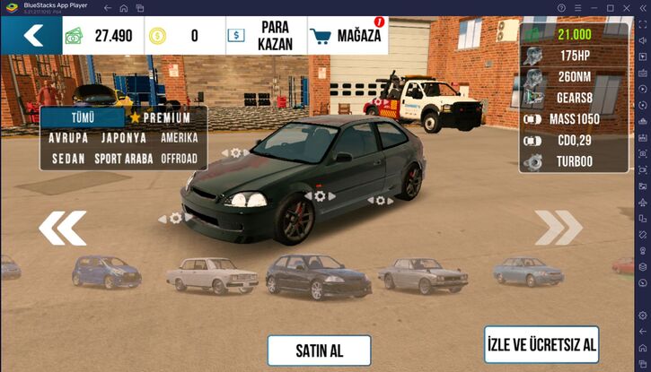 Car Parking Multiplayer Başlangıç Rehberi: BlueStacks Sürücü Kursu