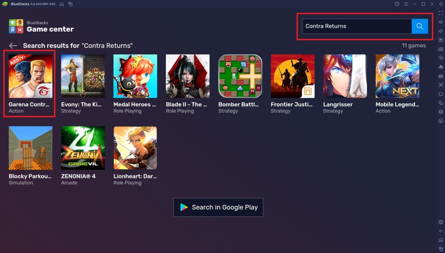 Comment Jouer à Contra Returns sur PC avec BlueStacks