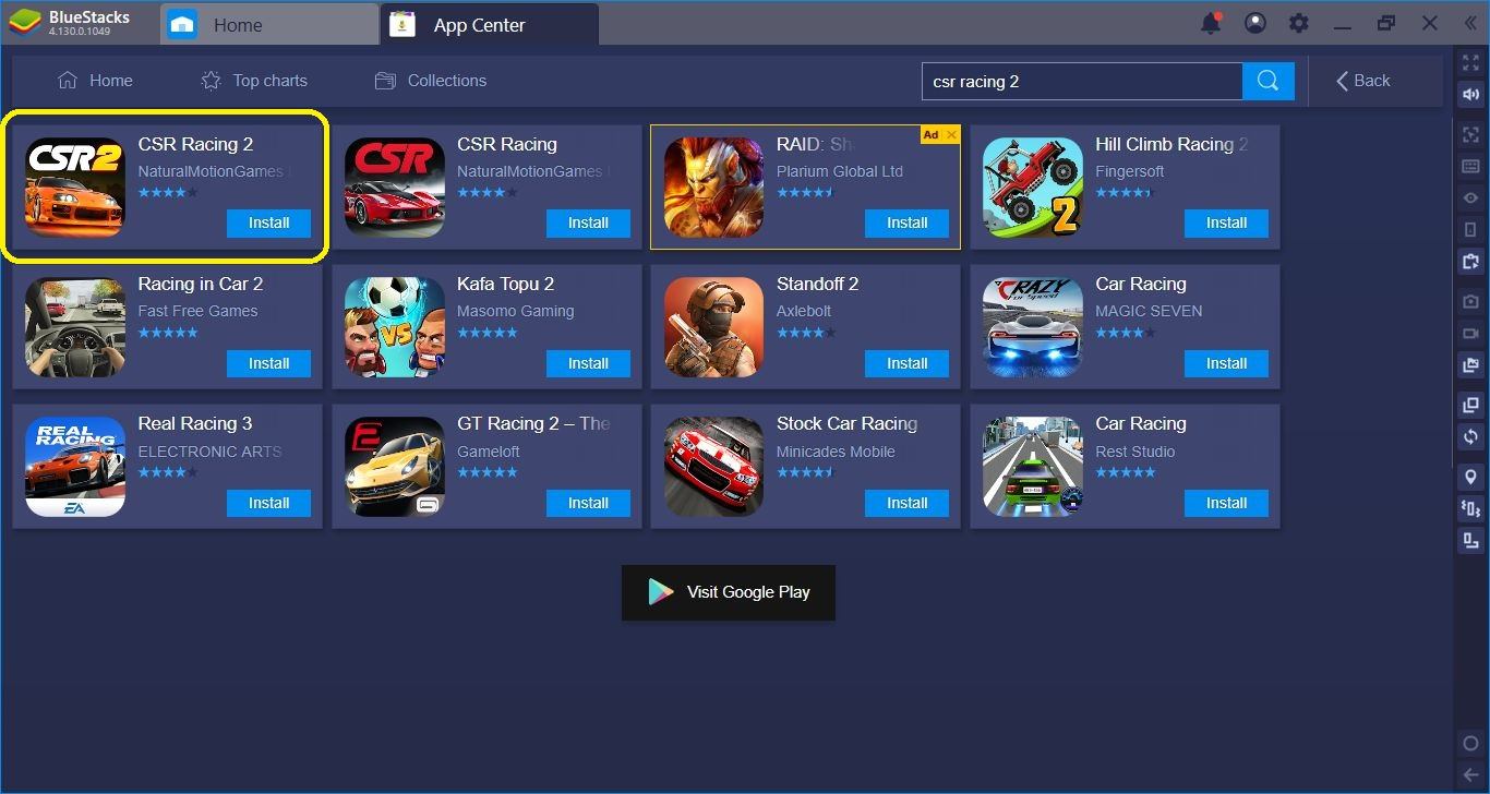 BlueStacks Setup Guide For CSR Racing 2: Get Ready To Drive