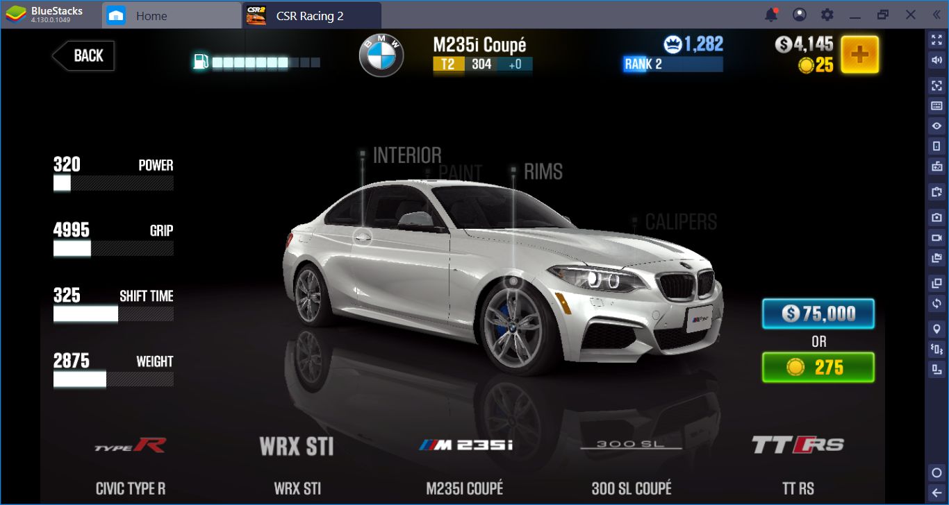 csr racing 2 best tier 4 car to beat boss