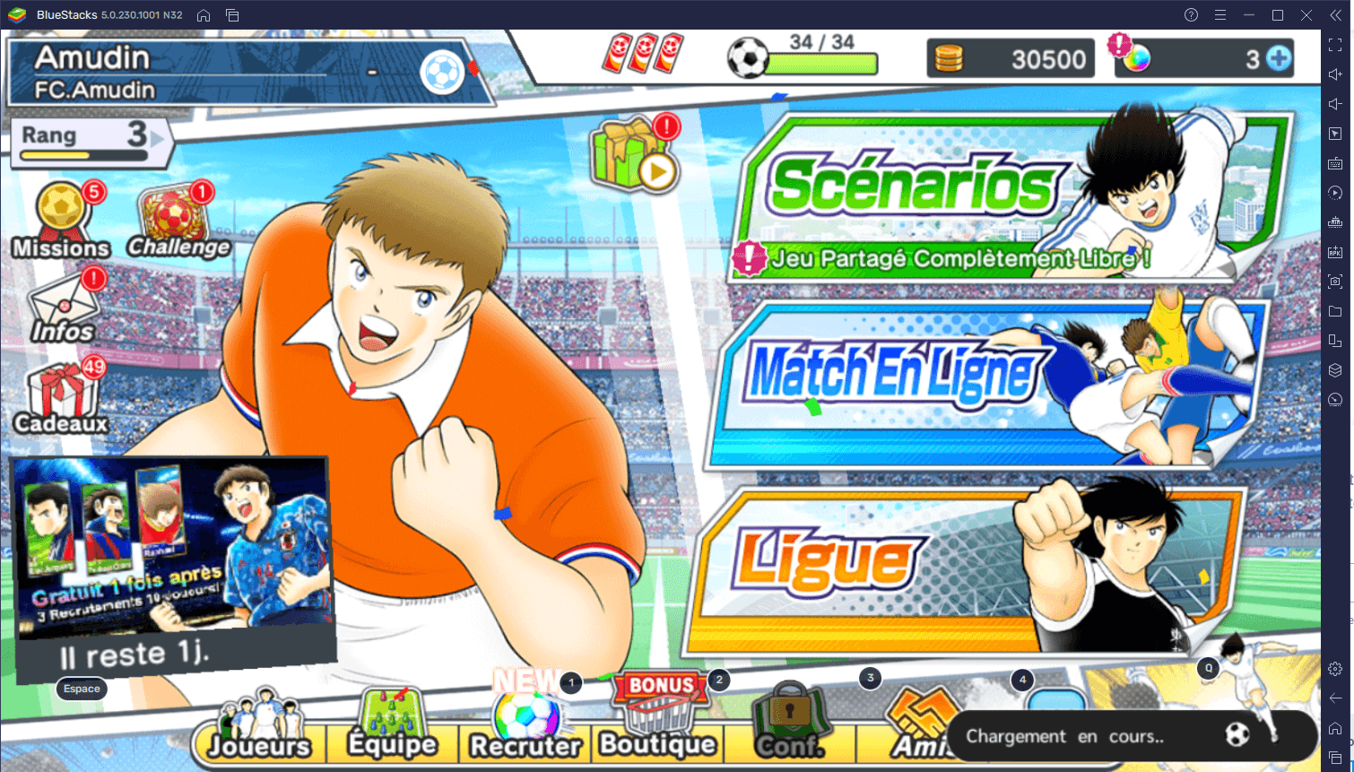 Comment Jouer à Captain Tsubasa: Dream Team sur PC avec BlueStacks