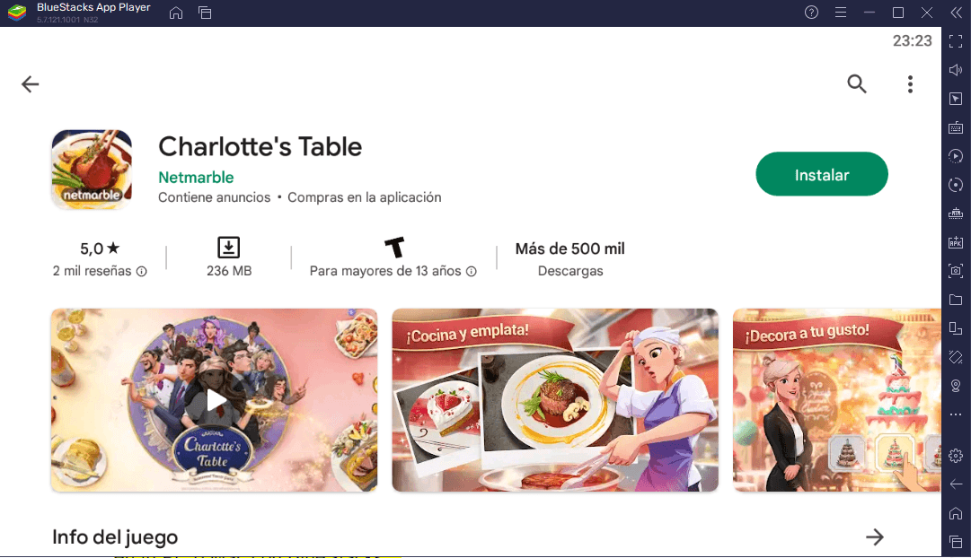 Cómo jugar Charlotte's Table en PC o Mac con BlueStacks