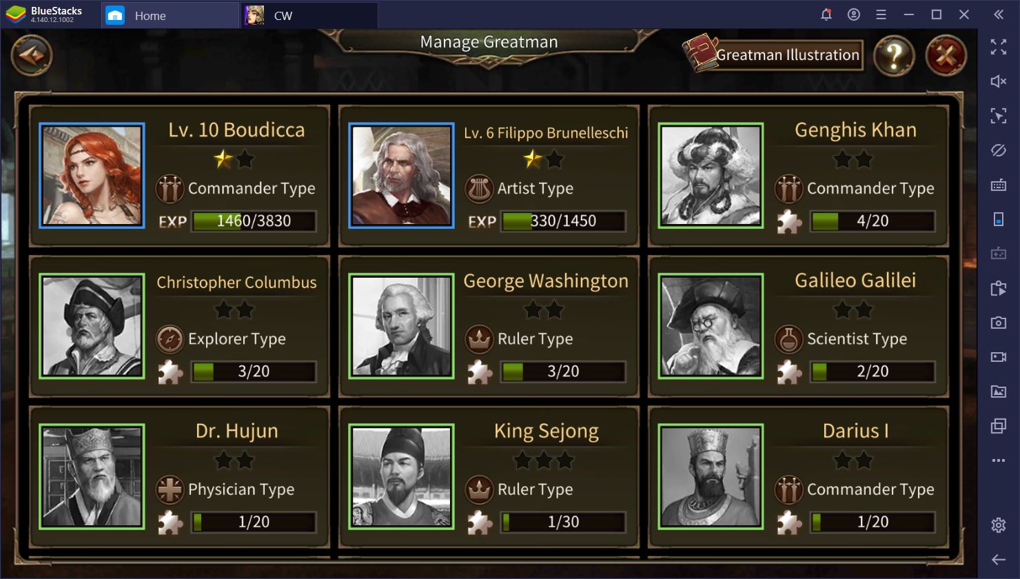 Civilization War on PC: How to Unlock, Upgrade, and Use Greatmen