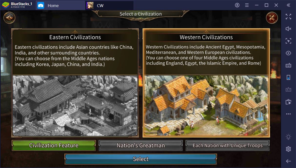 Play Civilization War on PC with BlueStacks