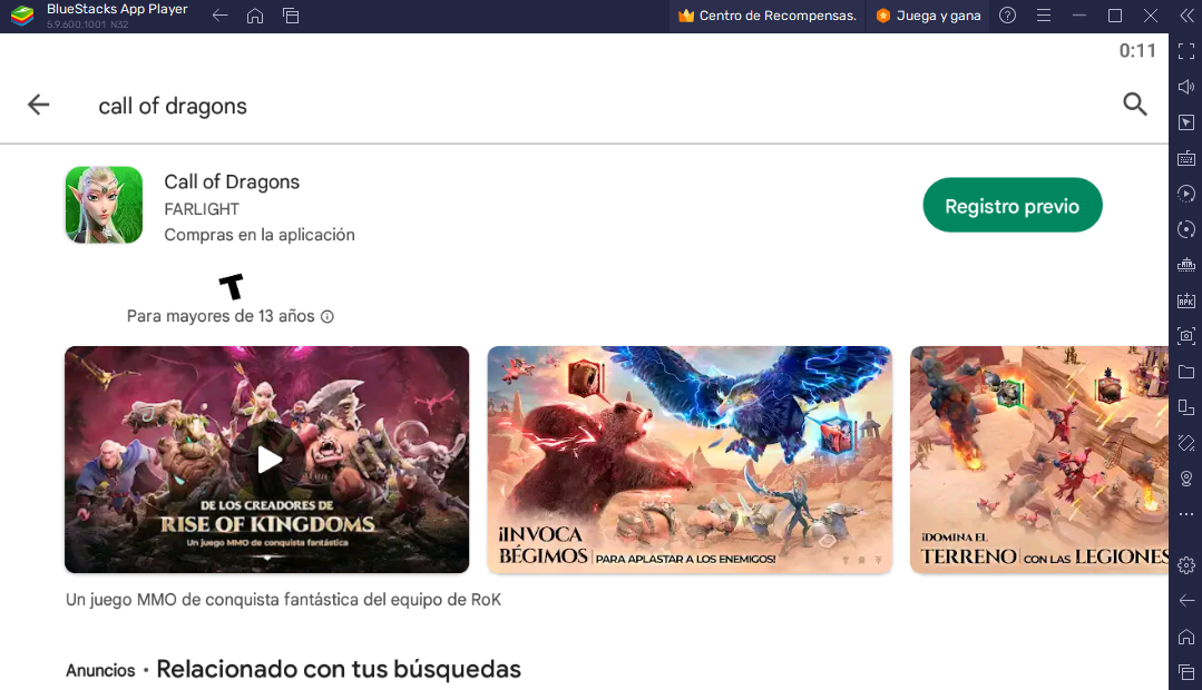 Cómo jugar Call of Dragons en PC con BlueStacks