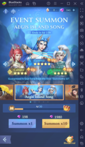 Call of Antia – New Talent System, New Heroes Cynthia, Callisto, Lena, and Battle Speed Optimization