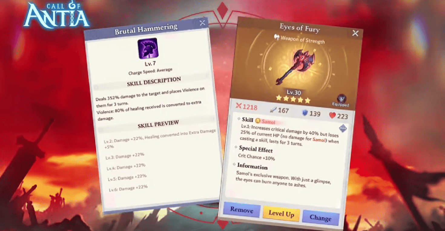 Call of Antia – New Heroes Samol, Jack, and Tournament of Valor with Update 1.4.100