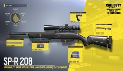 Call of Duty: Mobile – New SP-R 208 Marksman Rifle is Now Available