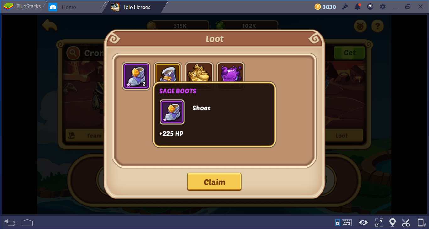 Idle Heroes on PC: Equipment, Artifacts, and Treasures Guide