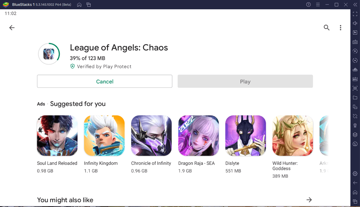 Cara Bermain Legends of Angels: Chaos via Emulator BlueStacks di PC!