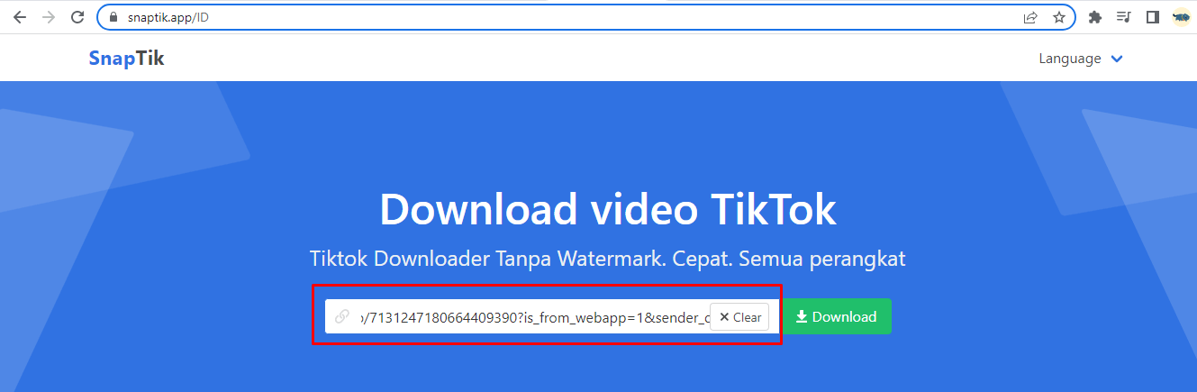 Cara Download Video TikTok Bebas Watermark