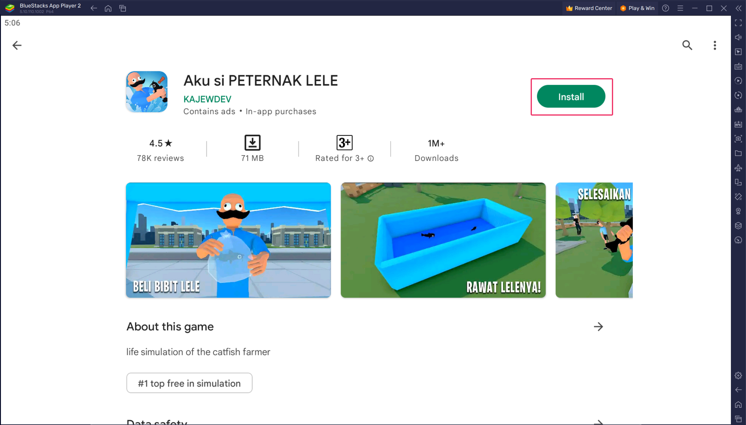 Cara Memainkan Game Viral Aku Si Peternak Lele di PC Kesayanganmu!