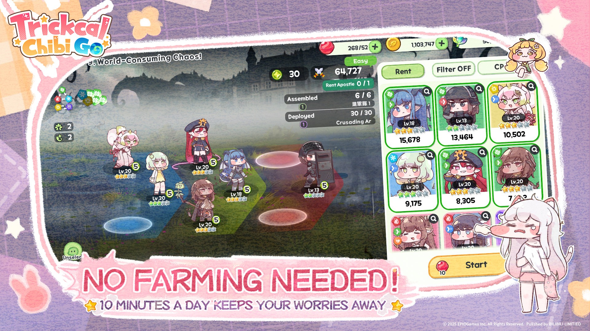 Cara Menginstal dan Memainkan Trickcal:Chibi Go di PC & Mac dengan BlueStacks
