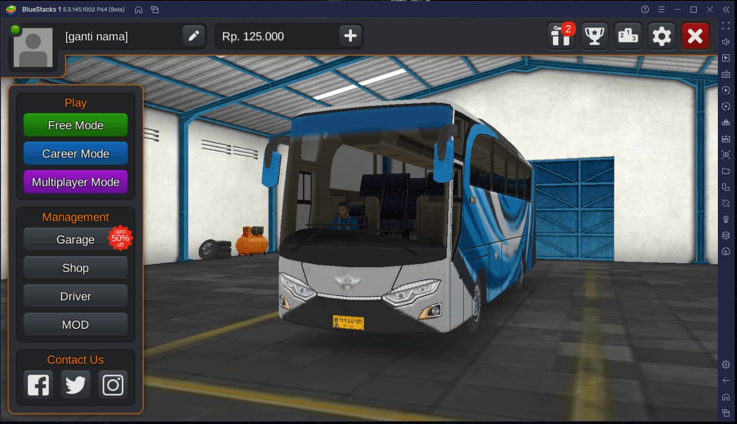 Bermain Game Bus Simulator Indonesia di PC Lebih Seru Dengan Menggunakan BlueStacks