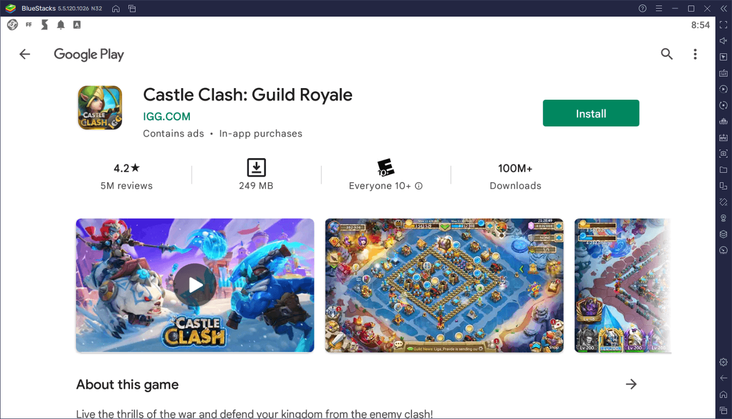 كيف تلعب Castle Clash: Guild Royale على جهاز الكمبيوتر باستخدام BlueStacks