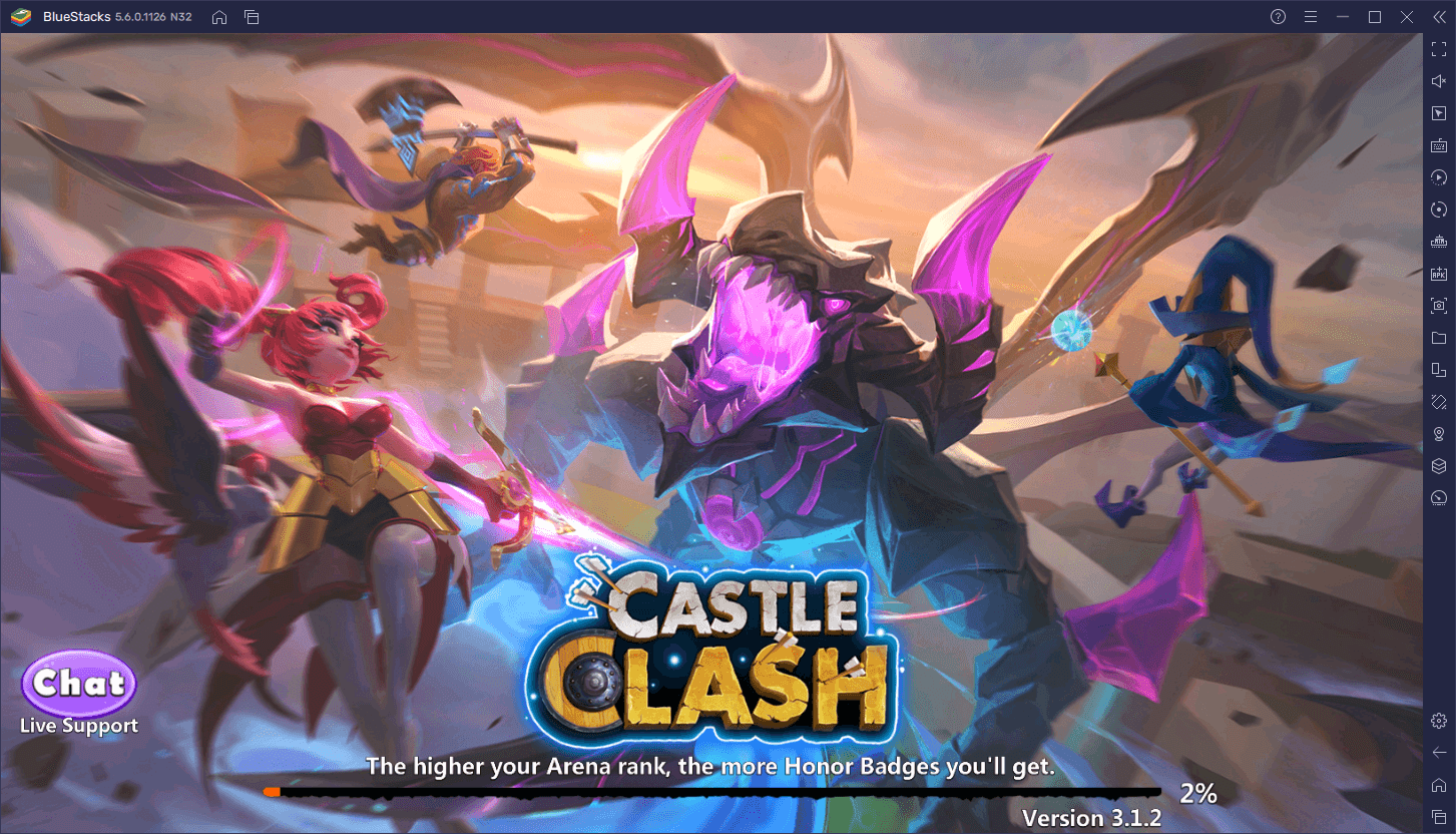 Cómo Jugar Castle Clash: Guild Royale en PC con BlueStacks