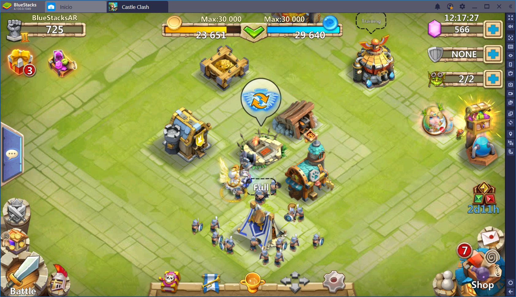 Dominando a tus Enemigos en Castle Clash con BlueStacks