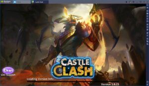 castle clash failed to update bluestacks