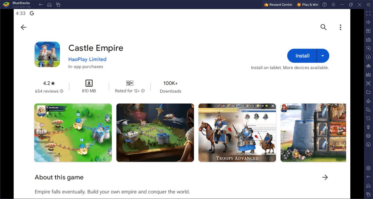 How to Play Castle Empire on PC with BlueStacks