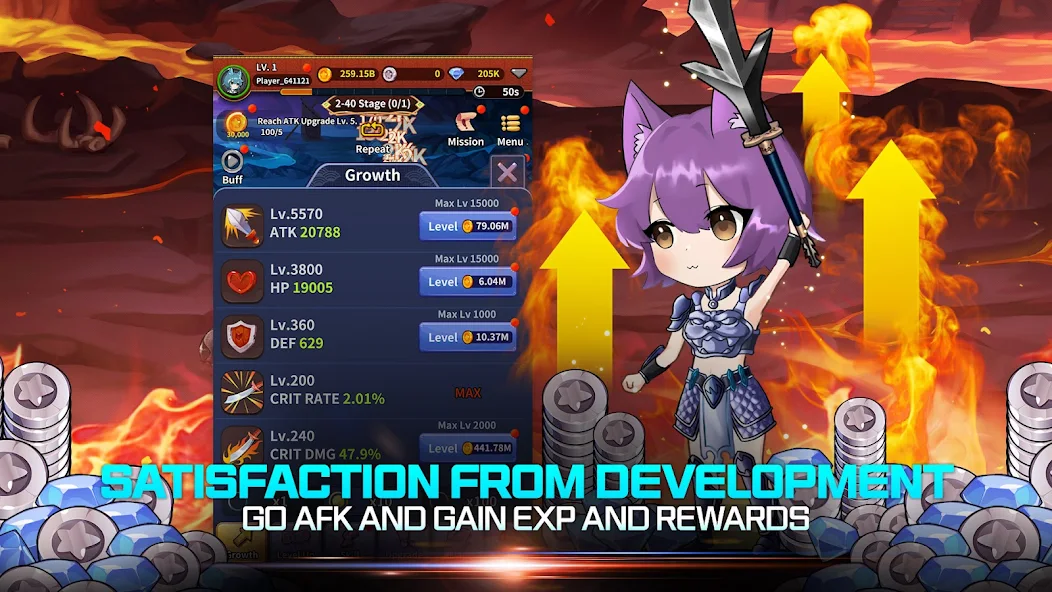 How to Install and Play Cat Warrior Girls: AFK Idle on PC with BlueStacks