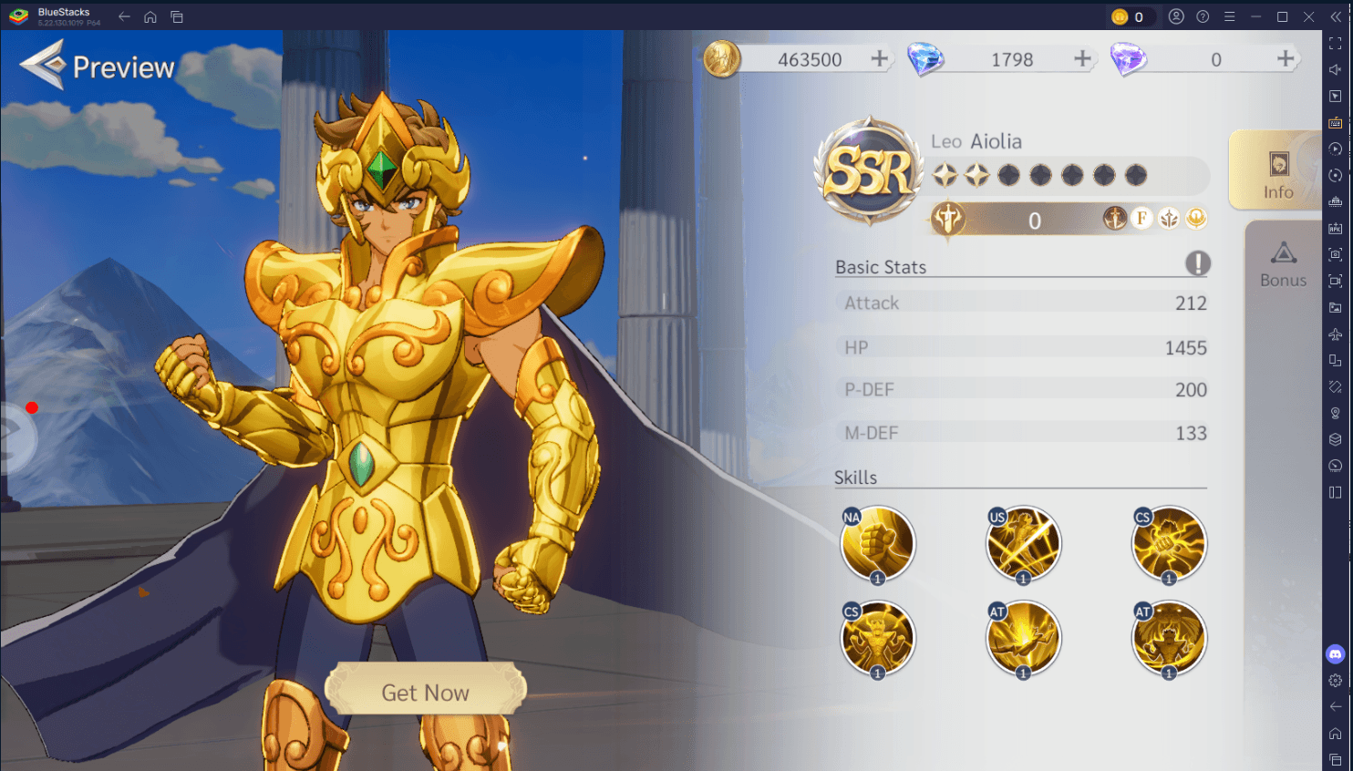 Classement des Personnages les plus Puissants dans les Saint Seiya EX – Official - Officiel