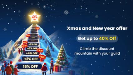 BlueStacks Christmas Sale: Scale the Discount Mountain for Up to 40% Off! 🎅🎄