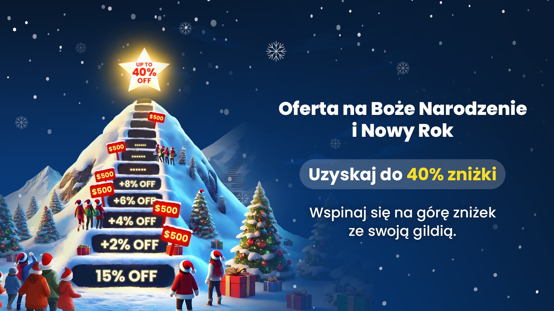 Świąteczna wyprzedaż BlueStacks: Zdobądź Górę Rabatów dla nawet 40% zniżki! 🎅🎄