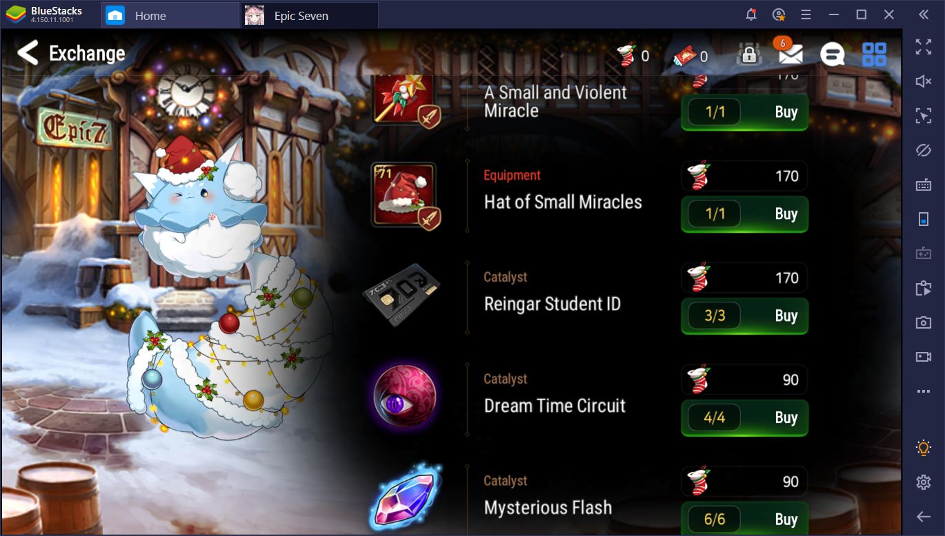 Epic Seven on PC 2019 Christmas Event Guide