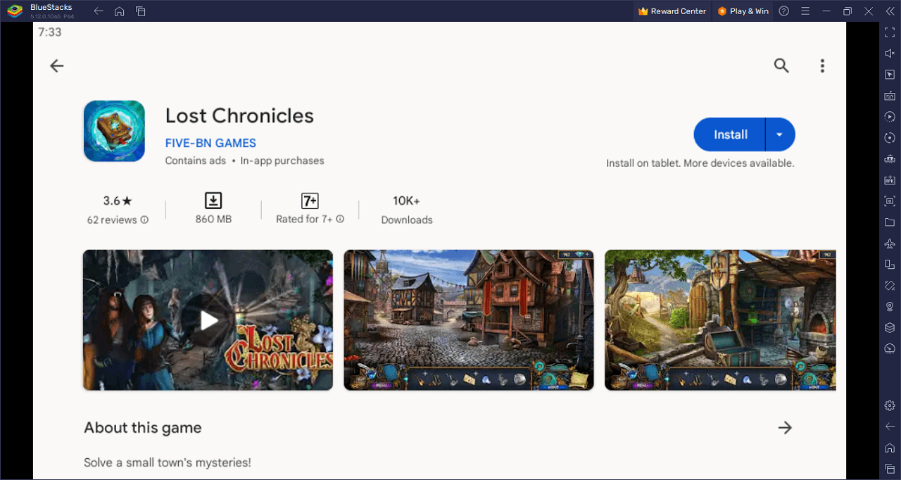 How to Play Lost Chronicles on PC with BlueStacks