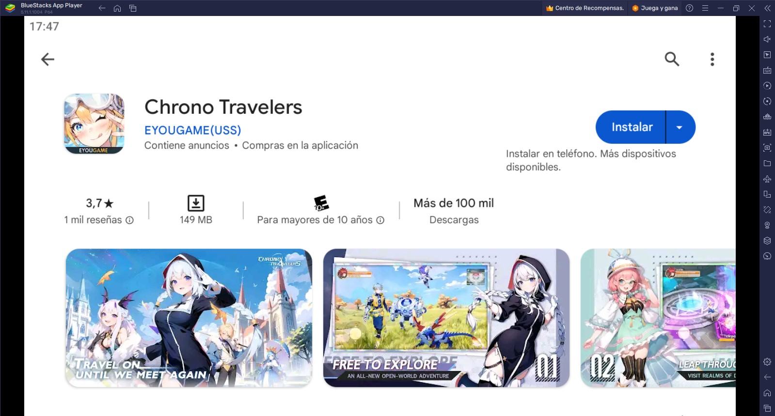 Cómo jugar Chrono Travelers en PC con BlueStacks