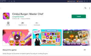 How to Play Cindyz Burger: Master Chef on PC With BlueStacks