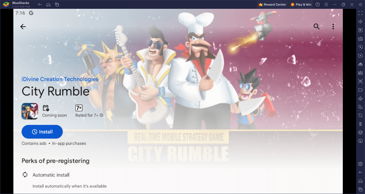 How to Play City Rumble on PC with BlueStacks