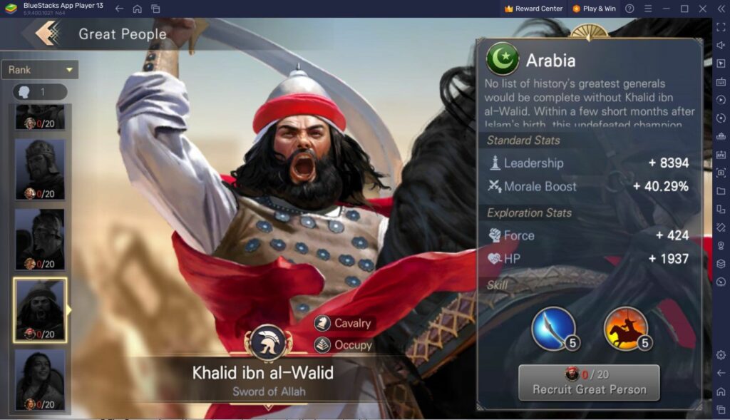 Poper Reign Civilization: Reign of Power – Lista de niveles para los comandantes ...