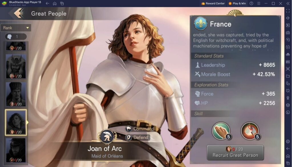 Poper Reign Civilization: Reign of Power – Lista de niveles para los comandantes ...