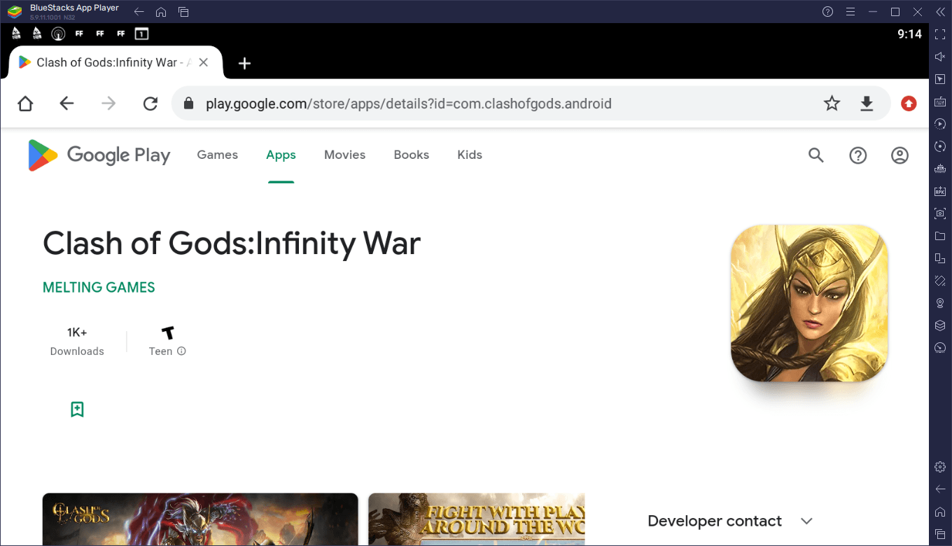 Cómo jugar Clash of Gods: Infinity War en PC con BlueStacks