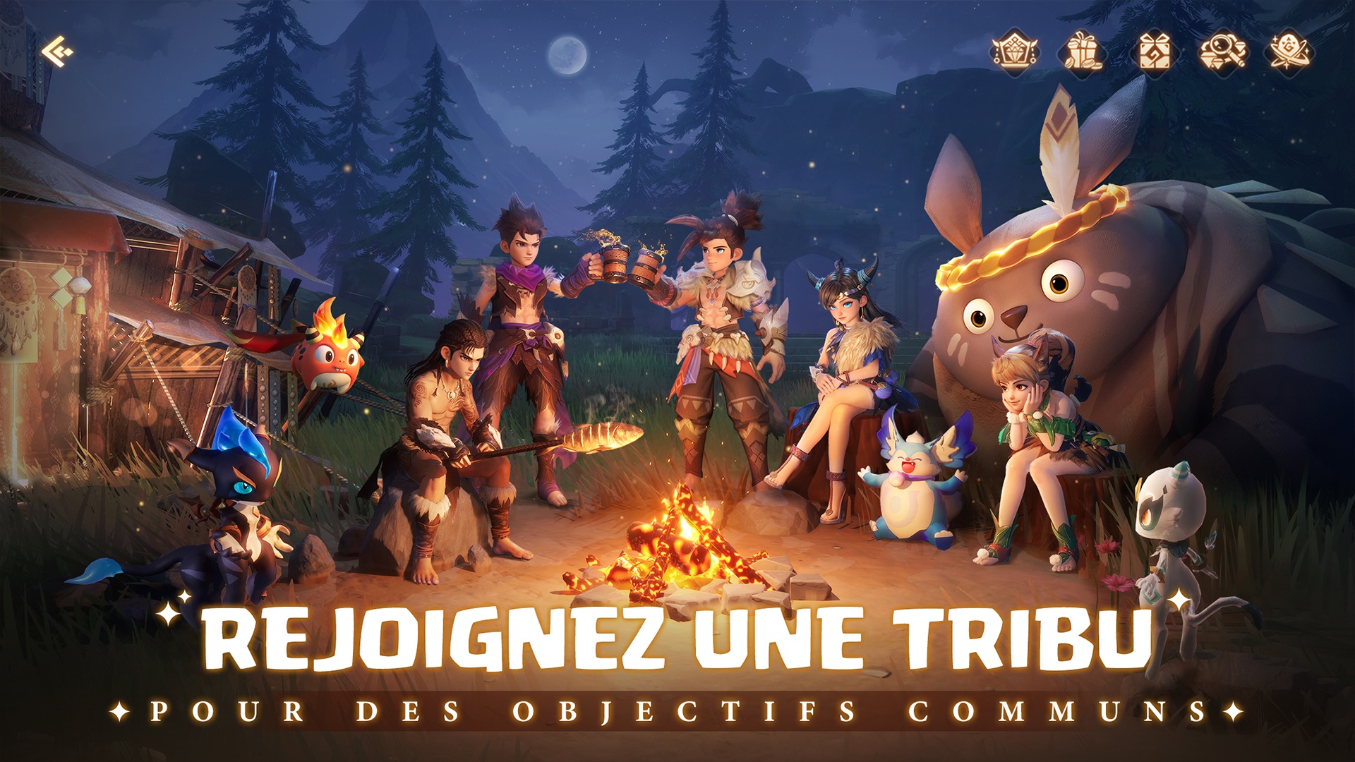 Classement des Animaux de Compagnie À Recruter les Puissants dans Huntopia