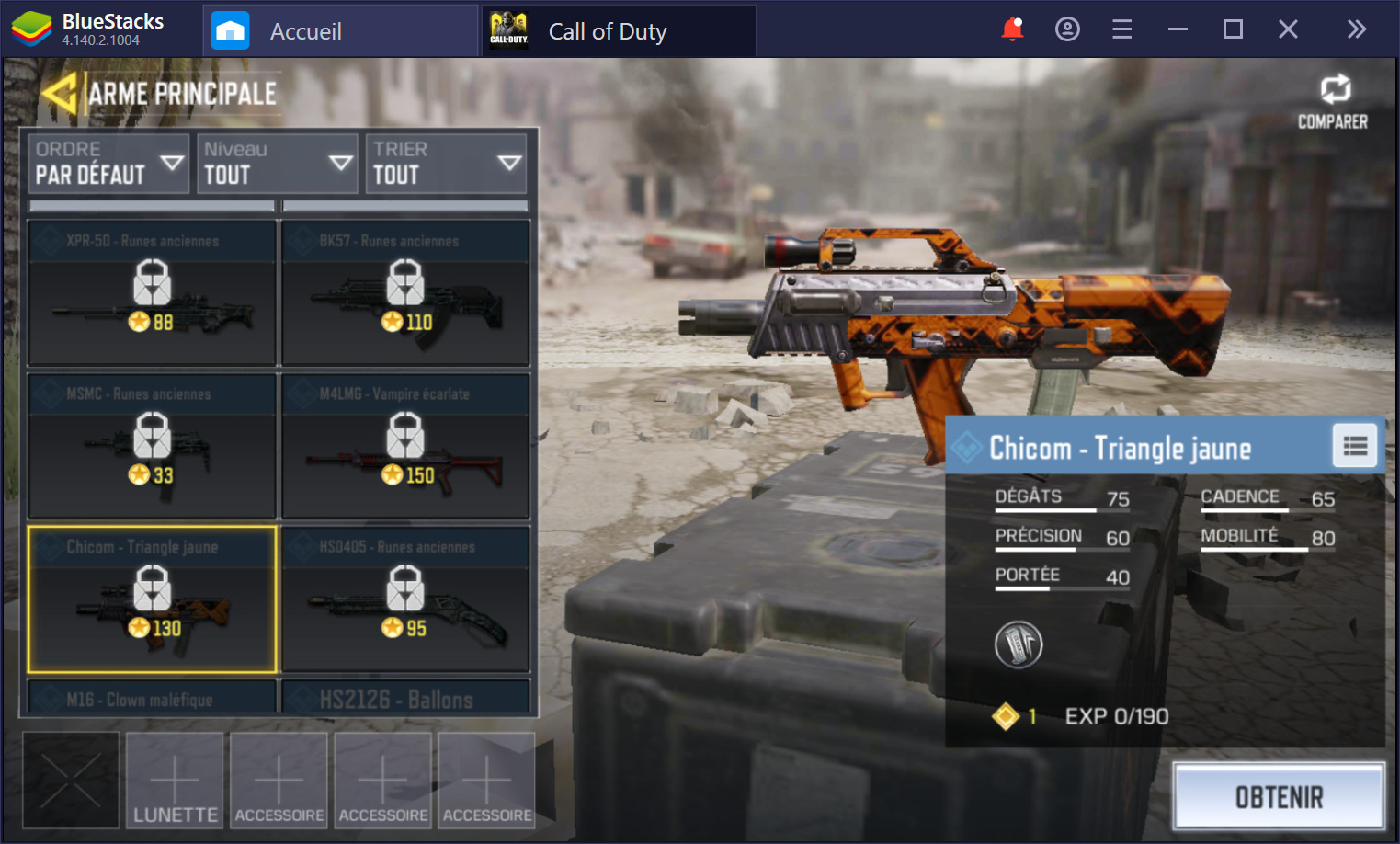 CoD Mobile sur PC Guide pour obtenir le meilleur équipement possible BlueStacks