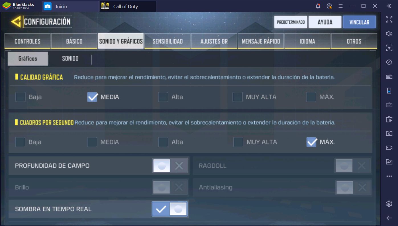 Call of Duty Mobile en PC: Las Mejor Configuración Gráfica y de Controles