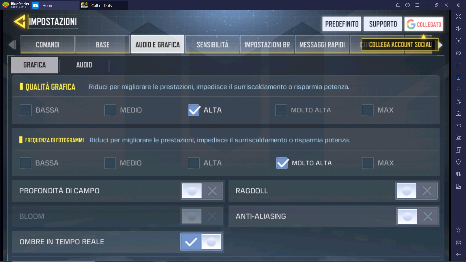 Gioca a Call of Duty Mobile con Bluestacks – Le Impostazioni Migliori