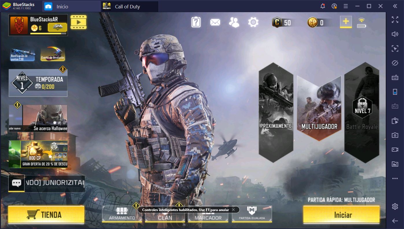 Lo Último de Call of Duty Mobile Para BlueStacks—Controles Inteligentes y Gráficas Ultra HD