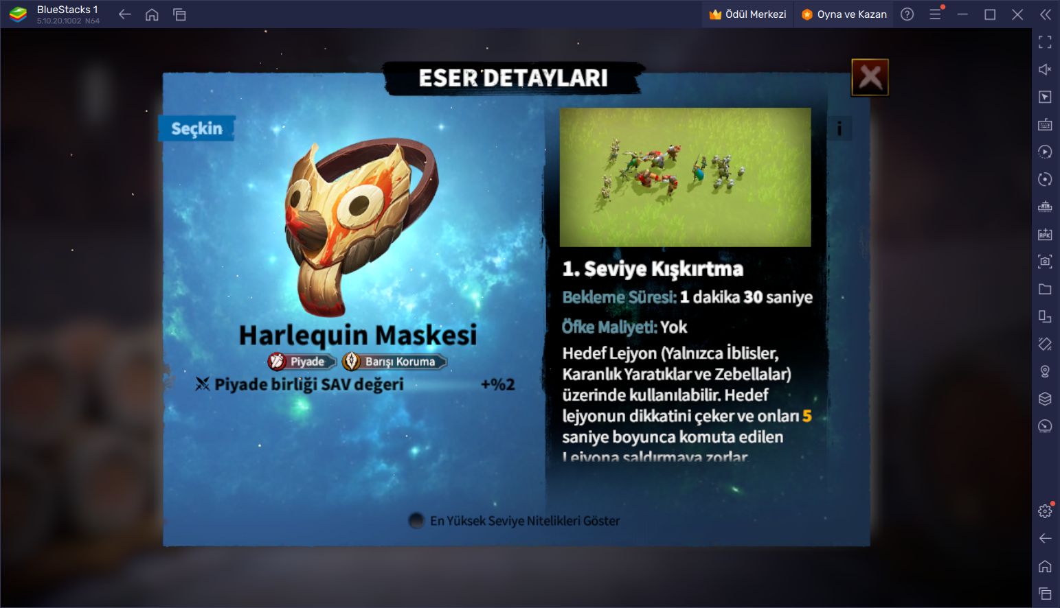 Call of Dragons Oyunundaki En İyi Eserler